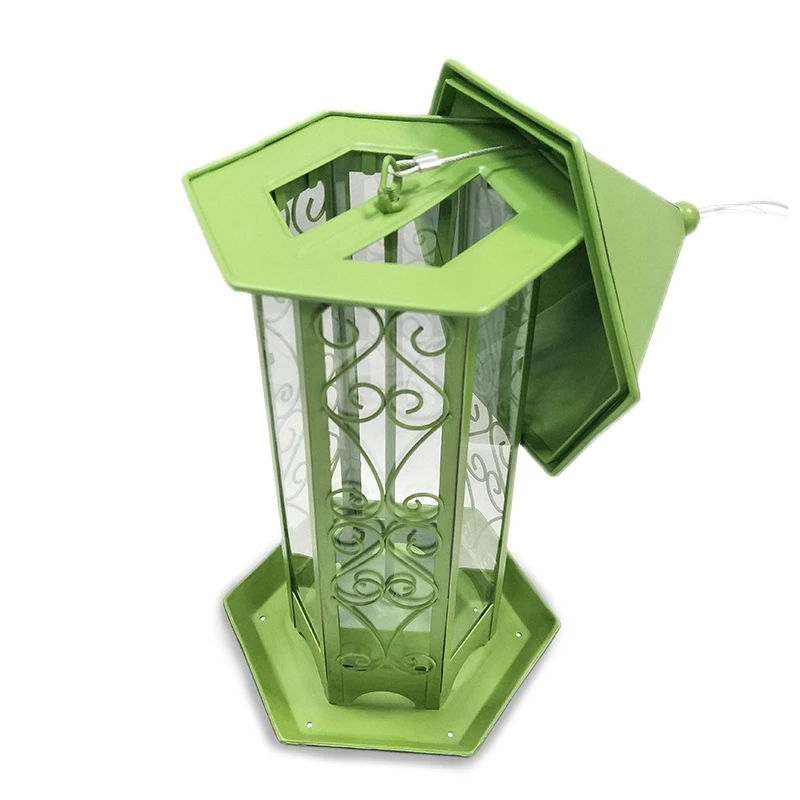 

Bird Feeder for Outside Metal Hanging Bird Feeders for Outdoors Garden Yard Decoration Outdoor Gardening