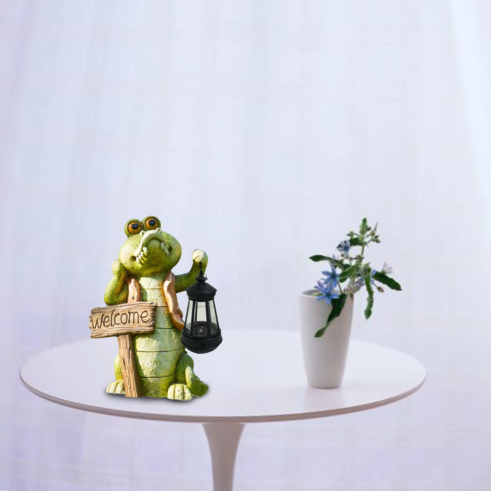 Солнечная лампа типа Аллигатор для украшения сада | Дом и сад