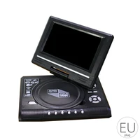 portable dvd player 270 degree rotation screen travel mini dvd playing device usukeuau plug hd video player