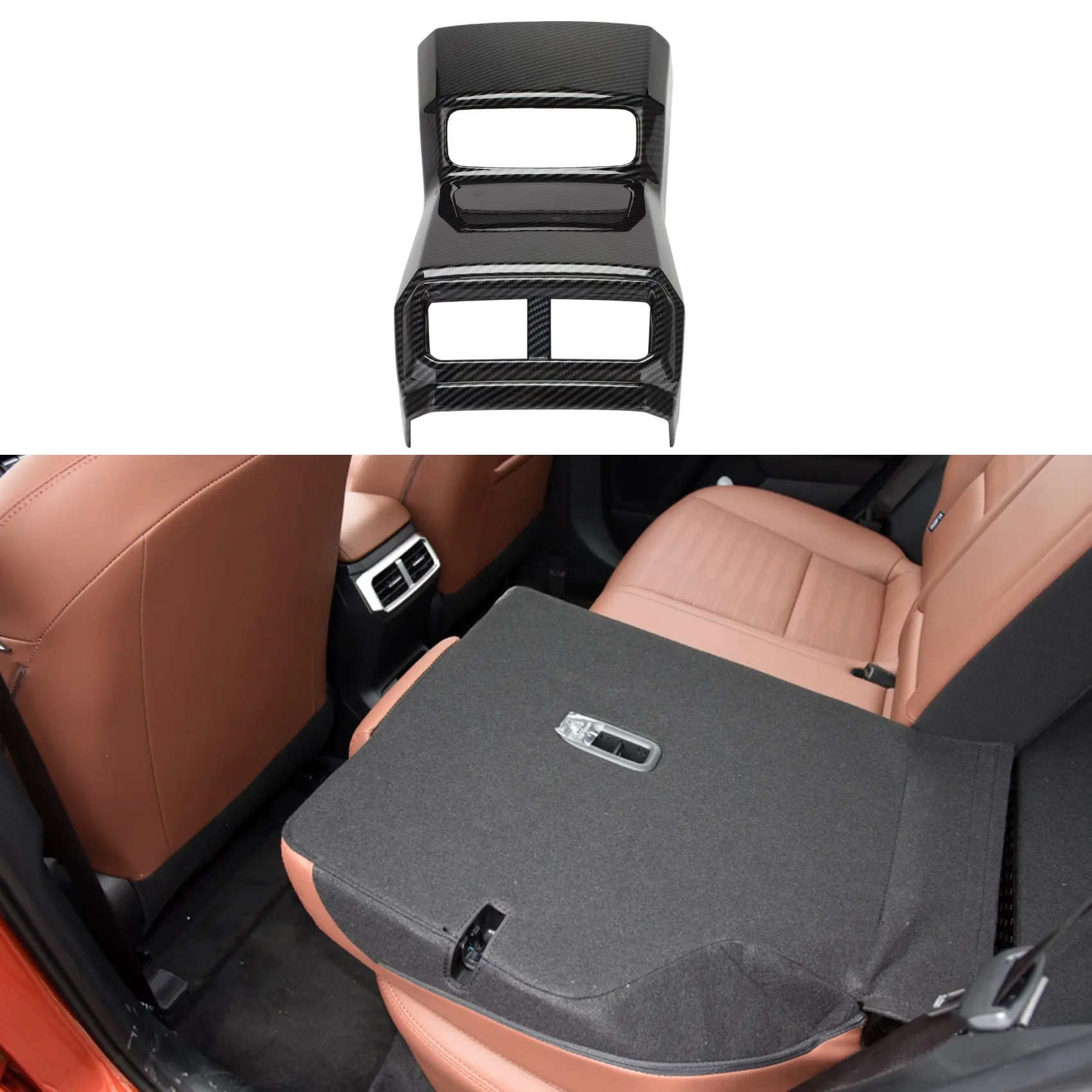 

Car Rear Anti-Kick Air Outlet Rear Air Conditioning Vent Frame Cover Suitable for Kia Sportage 2021-2022
