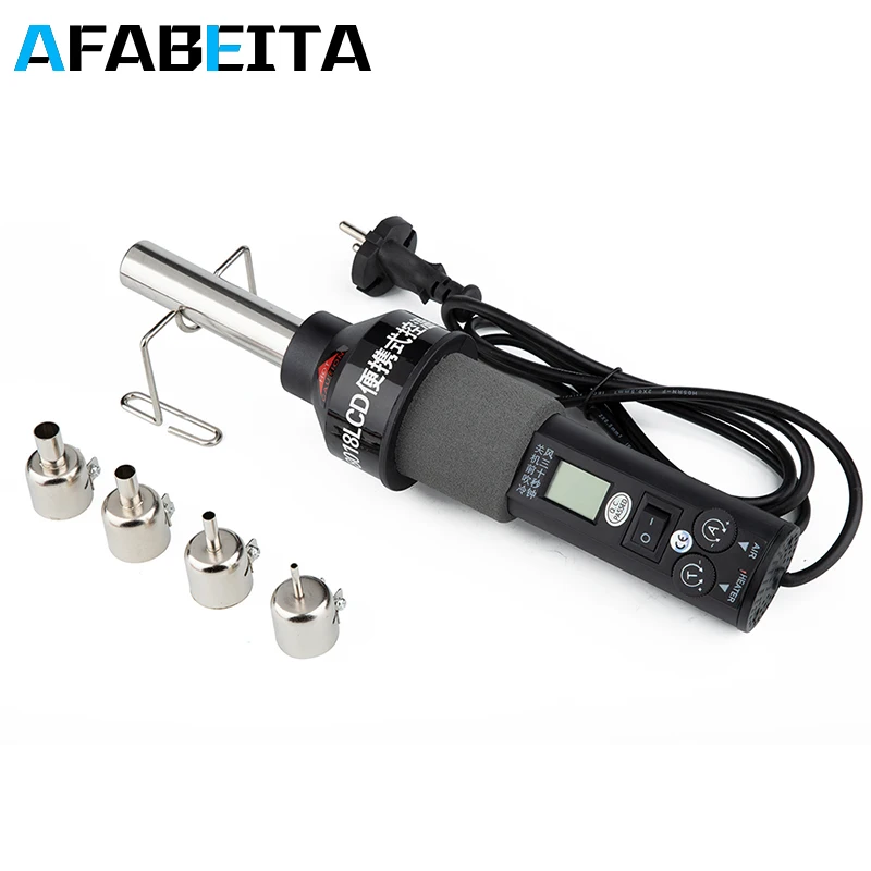 AC 220V 450W Heat Guns 450 Degree LCD Adjustable Electronic Heat Hot Air Gun For 8018LCD Desoldering Soldering Station