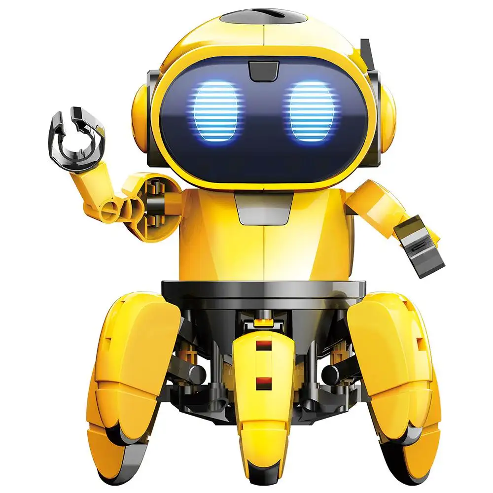 RC робот DIY Pro'sKit GE 893 паровой AI умный инфракрасный Evades Bonds Walking для детских