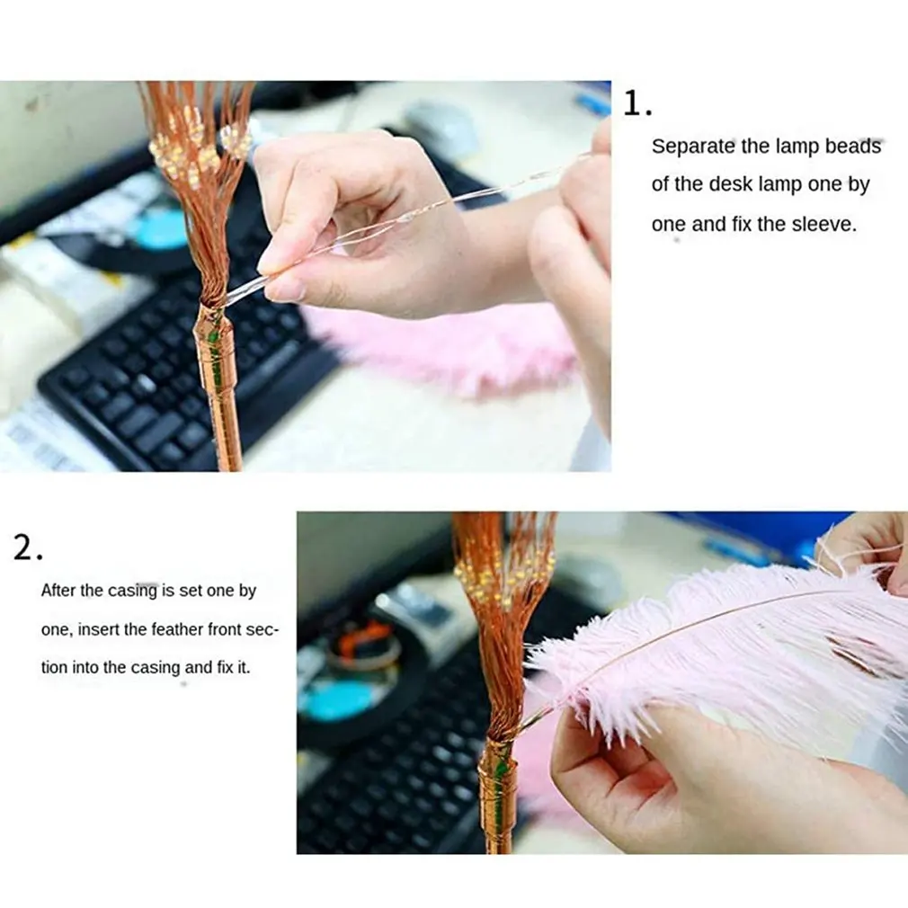 

Modern Remote Control Light Desk Lamp Copper Lighting Bedside Lamp Reading Eye Protection Bedroom Decoration