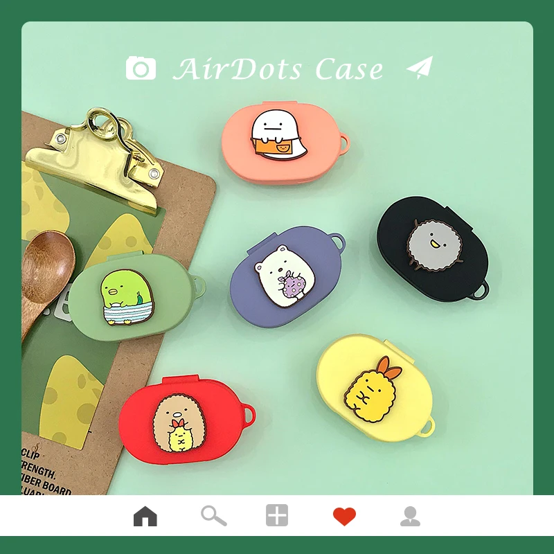 Милый мультяшный чехол для Airdots Xiaomi Redmi Youth мягкий силиконовый защитный зарядная