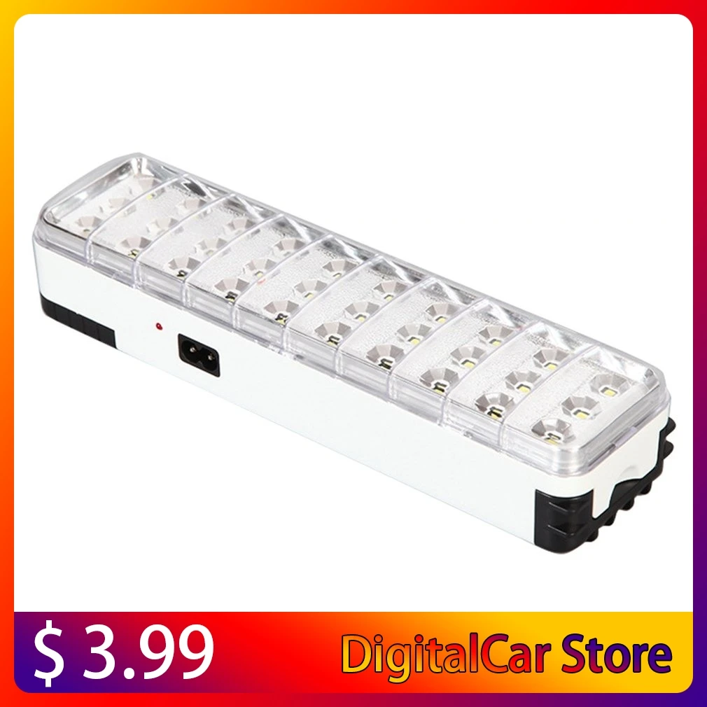

LED Waterproof Emergency light flashlight mini 30 LED 2 Mode Rechargeable Emergency Light Lamp for Home camp outdoor