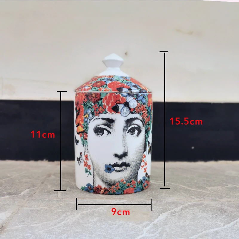 Цветочная сказочная банка качественный подсвечник для ароматерапии ручка