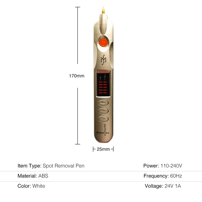 

Laser Plasma Pen Mole Removal Dark Spot Remover LCD Skin Care Point Pen Skin Wart Tag Tattoo Removal Tool Beauty Care