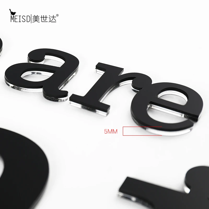 Самоклеящиеся часы настенные MEISD современный семейный дизайн креативные сделай