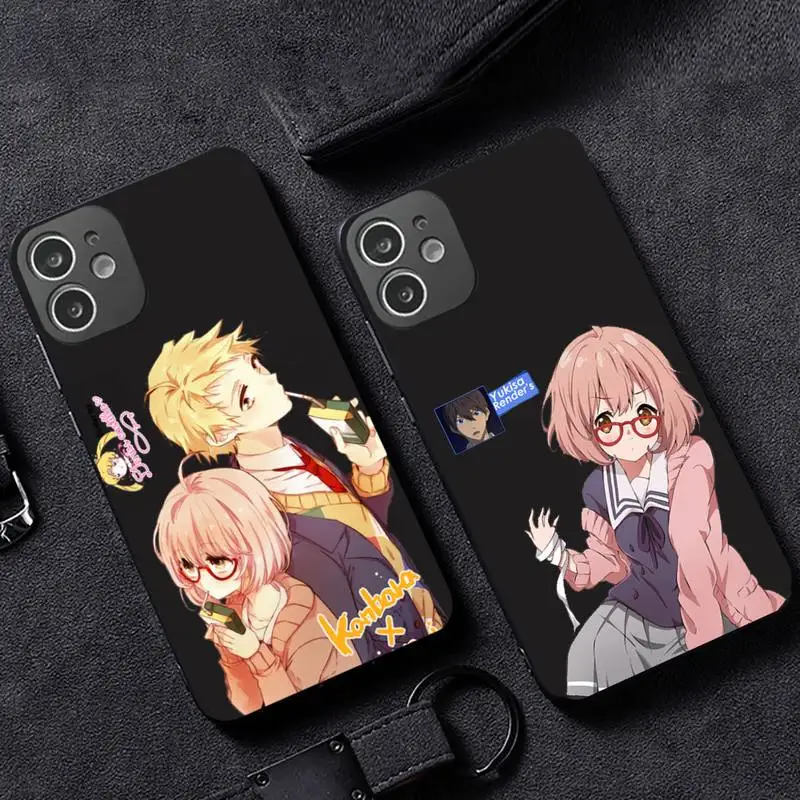 

Kyoukai no Kanata couple Phone Case for iPhone 12 11 mini pro XS MAX XR 8 7 6 6S Plus X 5S SE 2020