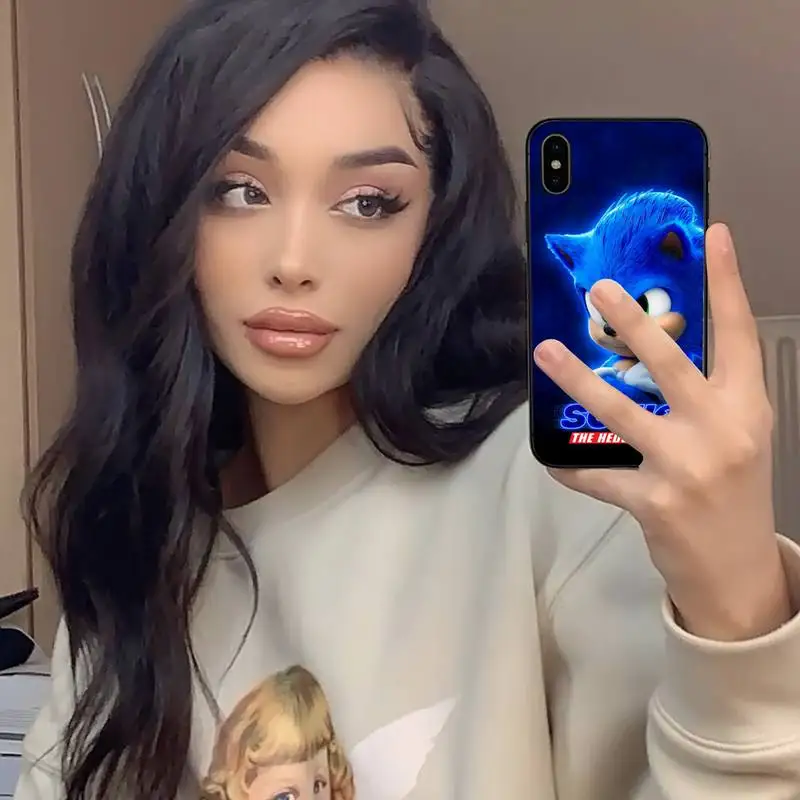 

Hedgehog Cartoon Blue Fundas Coque Case for IPhone 12 11 Pro Max XR X XS XR 7 8 6s Plus SE 2020 Cover Accessories