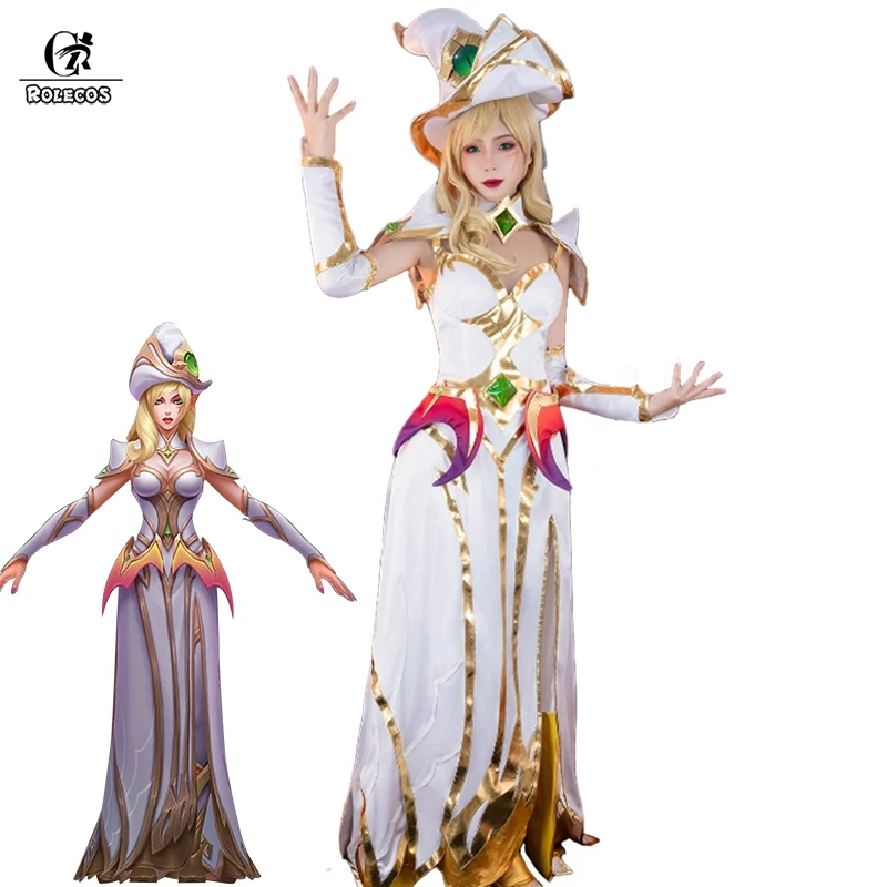 ROLECOS LoL зуд Моргана престижное издание Косплей Костюм LOL женское платье костюм