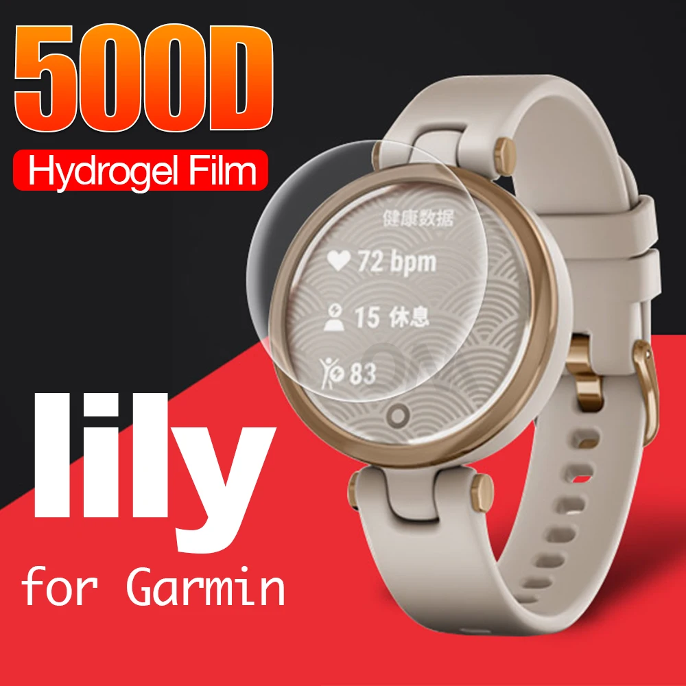 Pellicola Salvaschermo Per Orologio A Copertura Totale Per Garmin Lily Fitness Da Donna Sport Smartwatch Soft Hydrogel Pellicola Protettiva (Non In Ve
