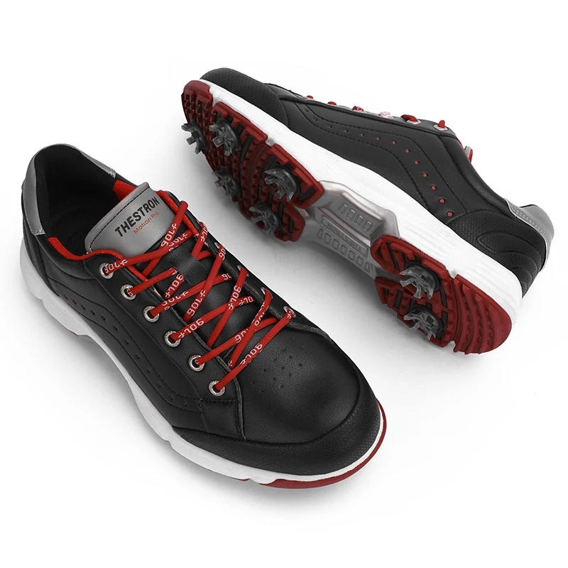 

New Professional Spikes Golf Shoes Men Waterproof Golf Sneakers Outdoor Anti Slip Walking Footwears Quality Mens Shoes