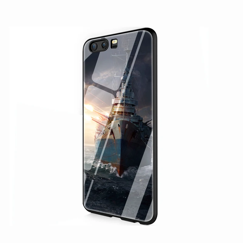 EWAU World of Warships чехол из закаленного стекла для телефона для huawei Y6 Y9 mate 20 Honor 7A 8X9 10 Lite Pro - Цвет: G10
