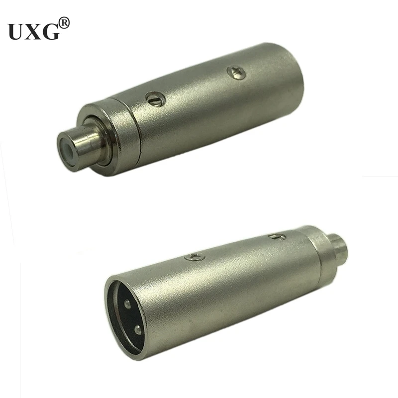 3 контактный XLR штекер RCA Женский аудио разъем адаптера применяется на усилитель