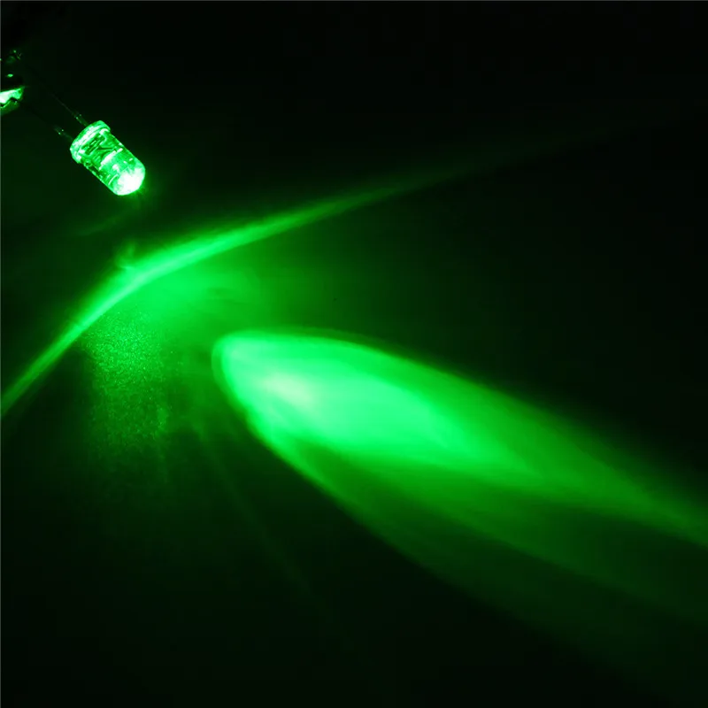 1000 шт./лот 5 мм светодиодный круглый диод красный желтый белый зеленый синий