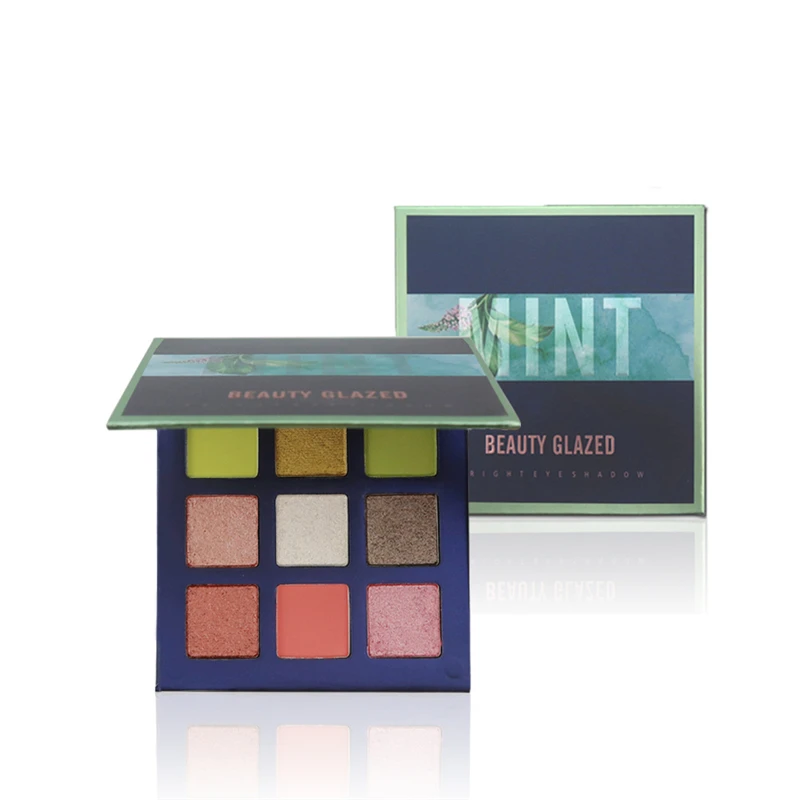 9 Colors Eyeshadow Makeup Pallete Glitter Shimmer Eyeshadows Palette Matte Powder Pigmented Eye Shadow Makeup Palette