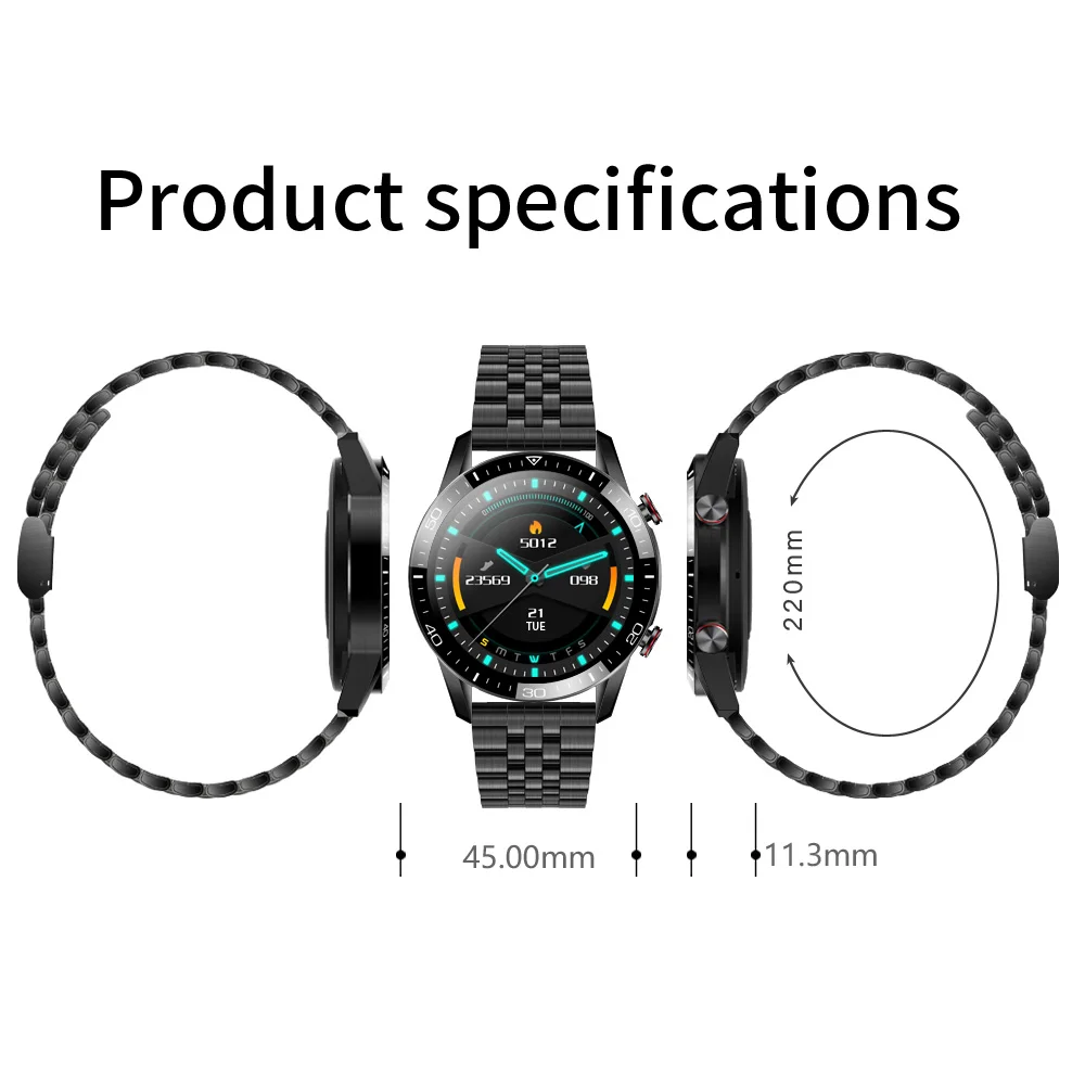 

2021 New Smart Watch Men Bluetooth Dial/Answer Calls Music Play Waterproof ECG SmartWatch Heart Rate Blood Pressure Blood oxygen