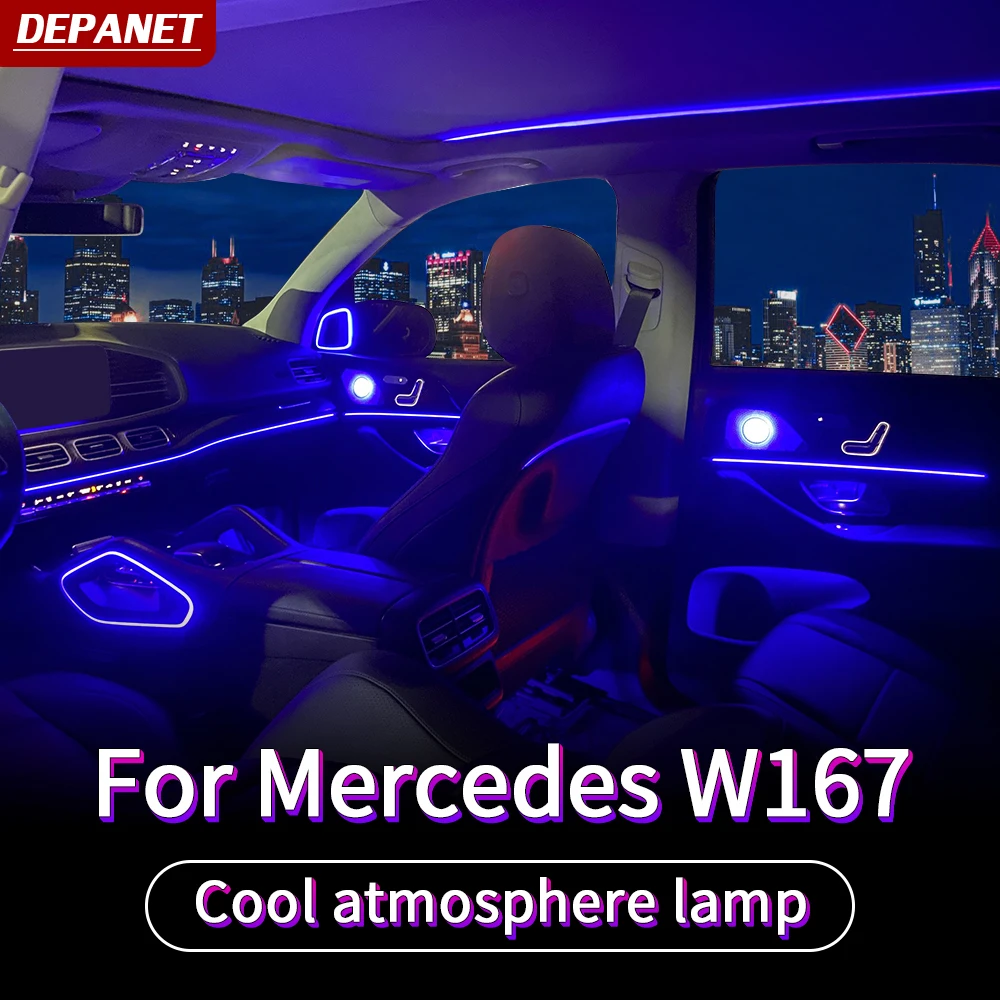 Светильник ний свет для Mercedes gle w167 V167 gls x167 2020 350/amg 450 500e amg|Наклейки салона авто| |