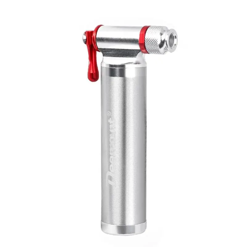 Мини-насос для велосипедных шин из алюминиевого сплава без резьбы CO2 аварийный