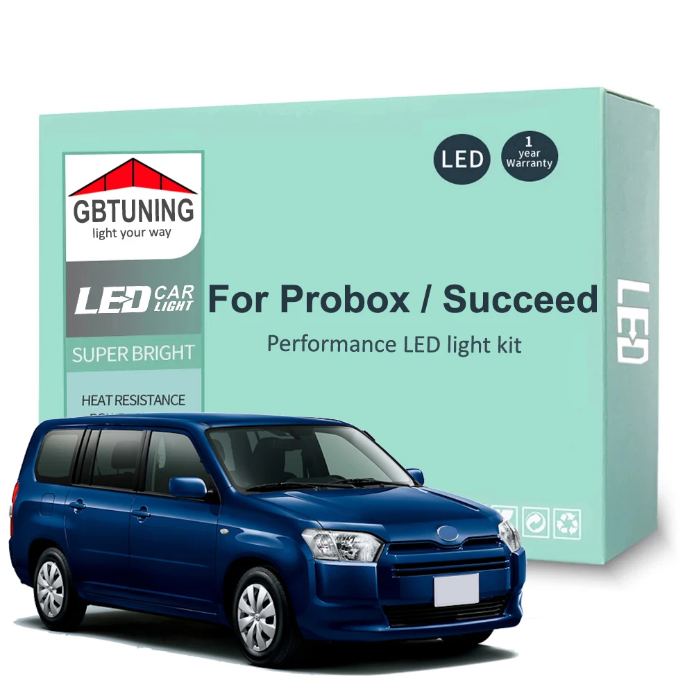 Комплект светодиодных ламп для салона Toyota Probox 2002-2015 2016 2017 2018 2019 2020 2021 | Автомобили