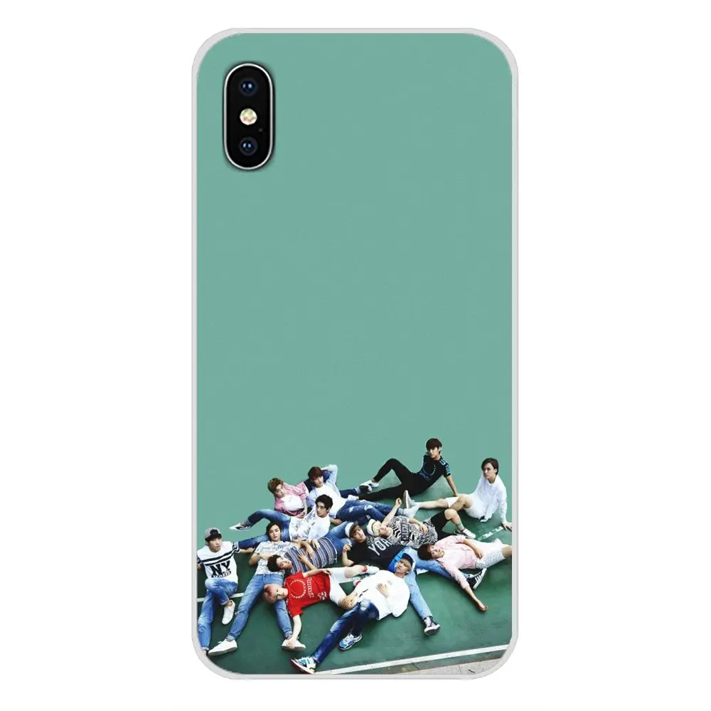 Наклейка на телефон с логотипом Kpop Seventeen для Huawei G7 G8 P7 P8 P9 P10 P20 P30 Lite Mini Pro P Smart Plus 2017 2018 2019.
