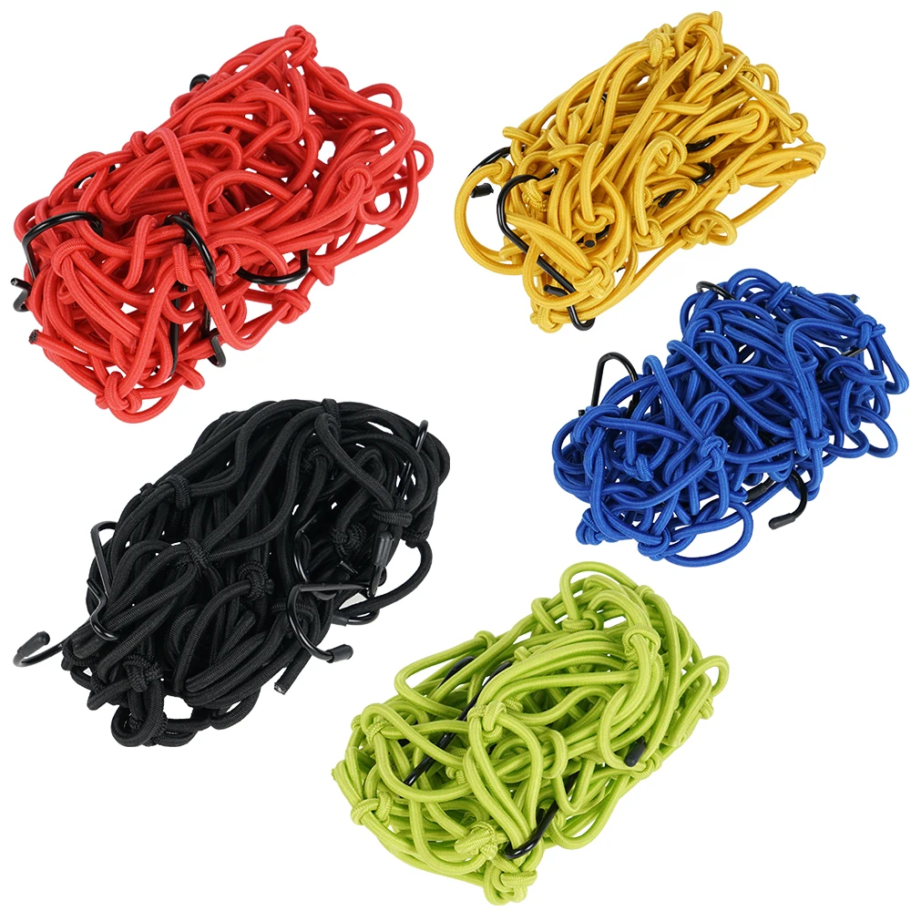 

Universal Bungee Cargo Net 40*40cm Motorbike Motorcycle Helmet Bungee Luggage Hold Down Storage Cargo Nets For Yamaha YZ125 250