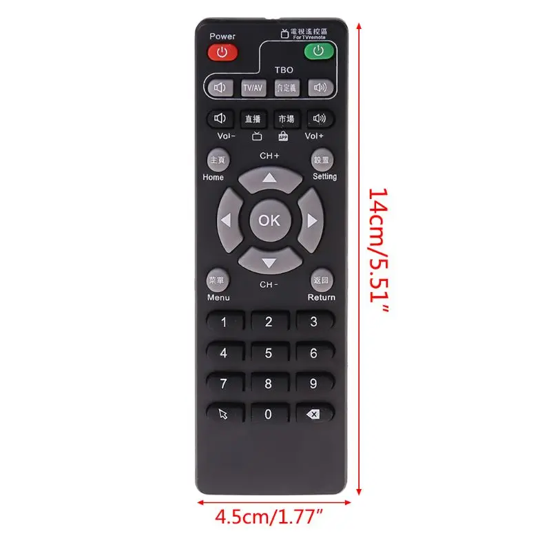 

Set-Top Box Learning Remote Control For Unblock Tech Ubox Smart TV Box Gen 1/2/3