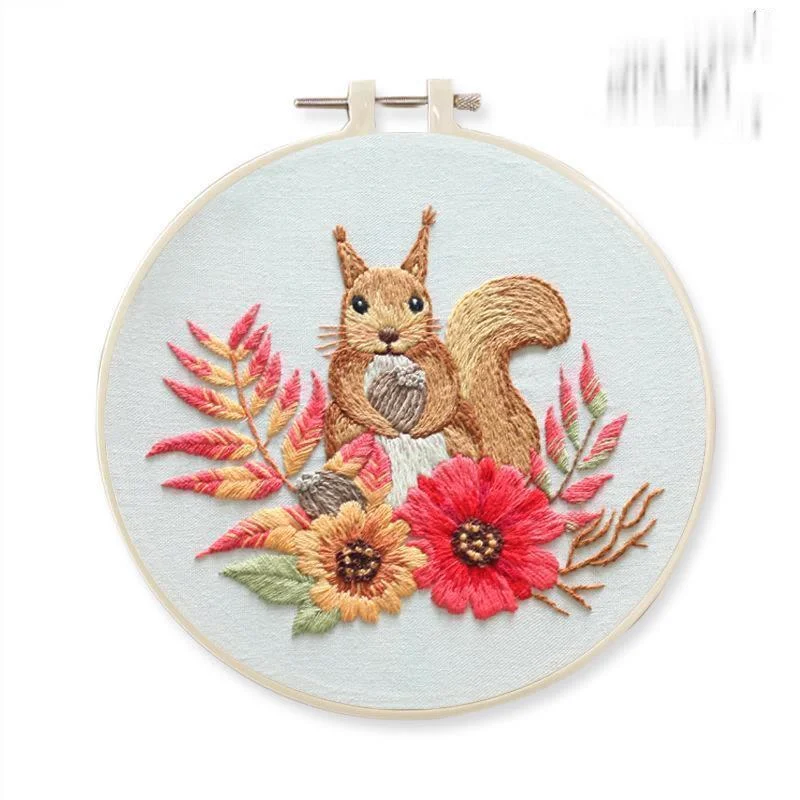 

Original European Embroidery Manual Diy Material Package Semi-finished Product Kit Simple Teaching Home Party Decoration Gifts