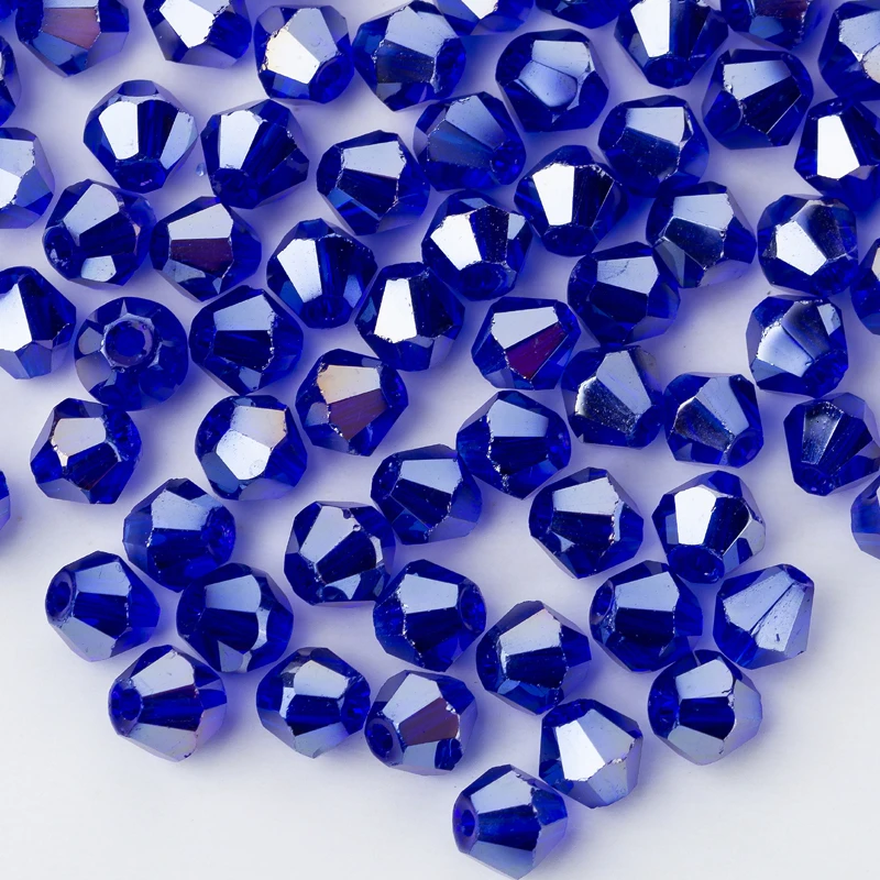 Новый двухкомпонентный хрустальный бисер Taidian 4 мм браслеты ограненные свободные