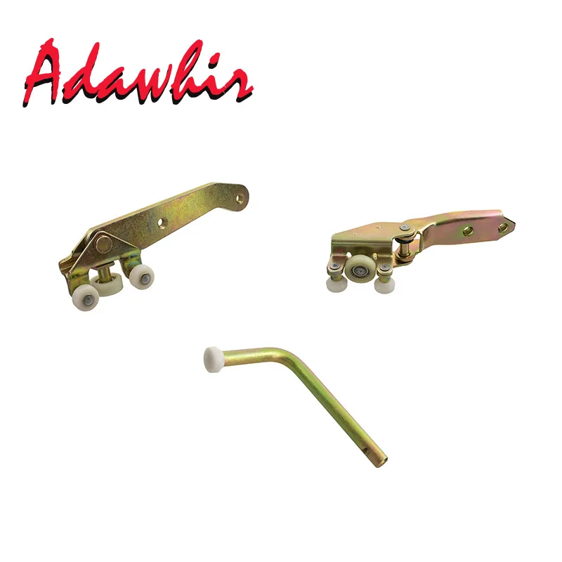 1 комплект шарнирных направляющих с правой стороны по центру сверху снизу для