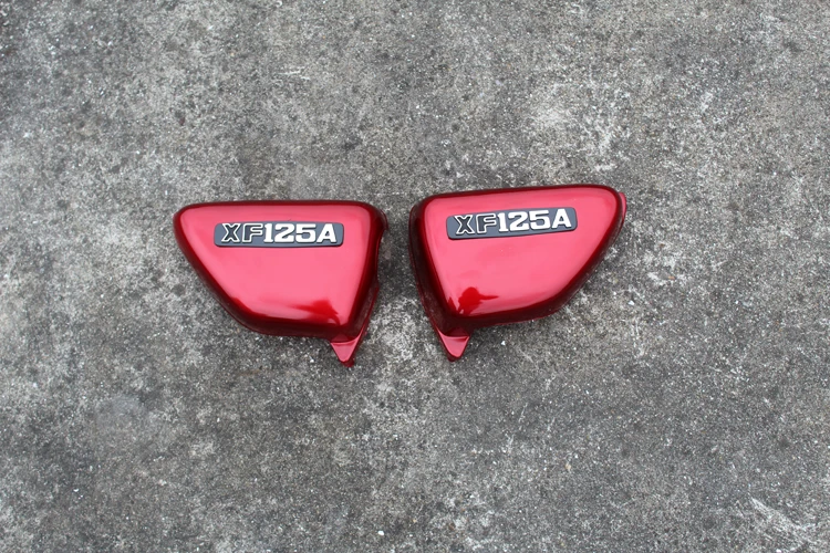 Мотоциклетная винтажная боковая крышка красного цвета для Honda CG125 CG110 XF125 WY125 |