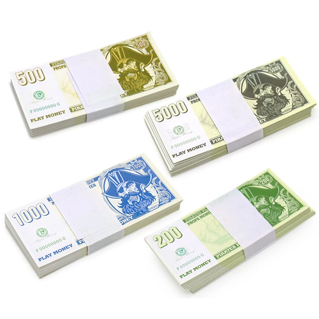 100 шт. Пиратская замена бумаги Play Money Props игрушка доска для настольных игр | Спорт и