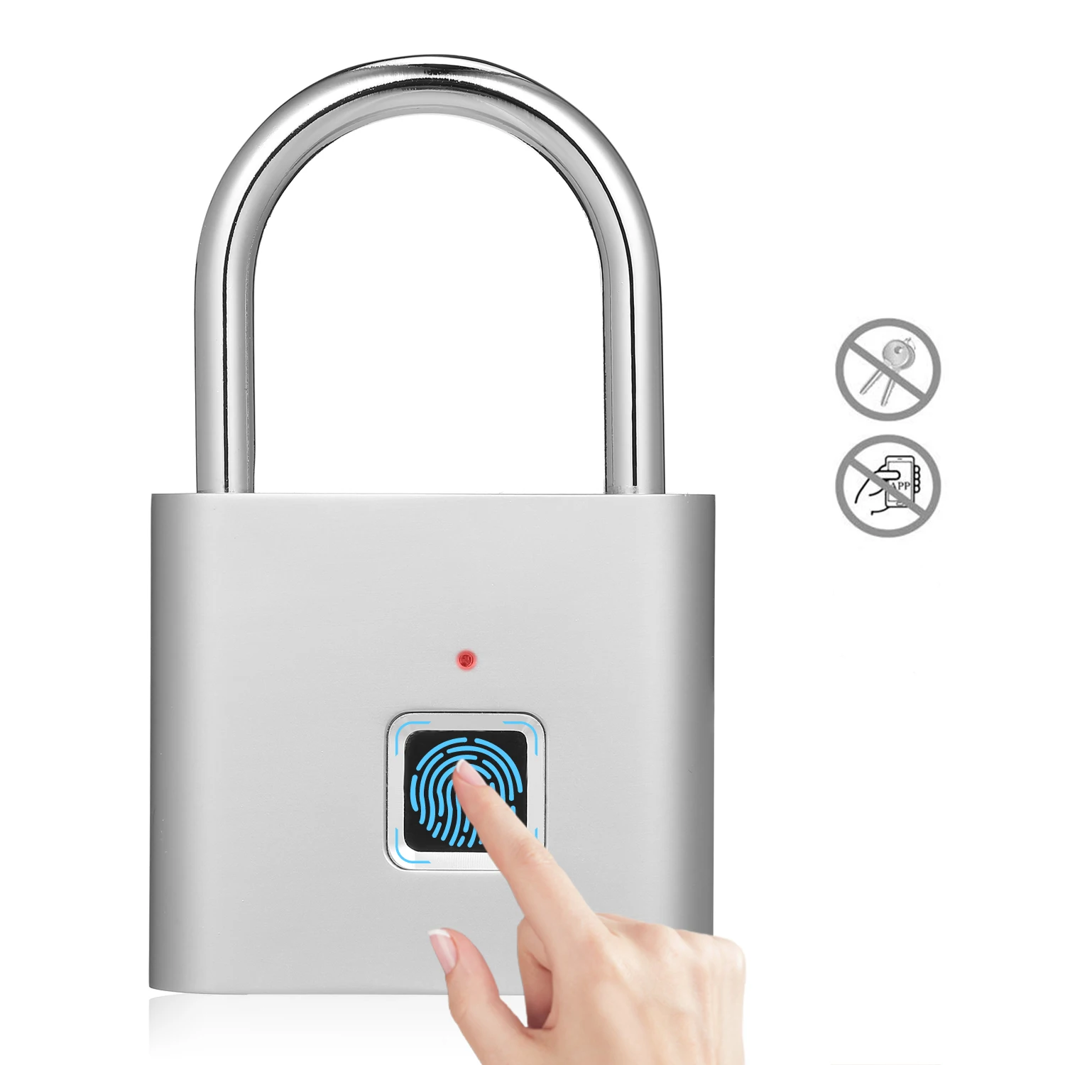 Дверной замок водонепроницаемый USB-зарядка отпечаток пальца 0 1 сек | Электроника