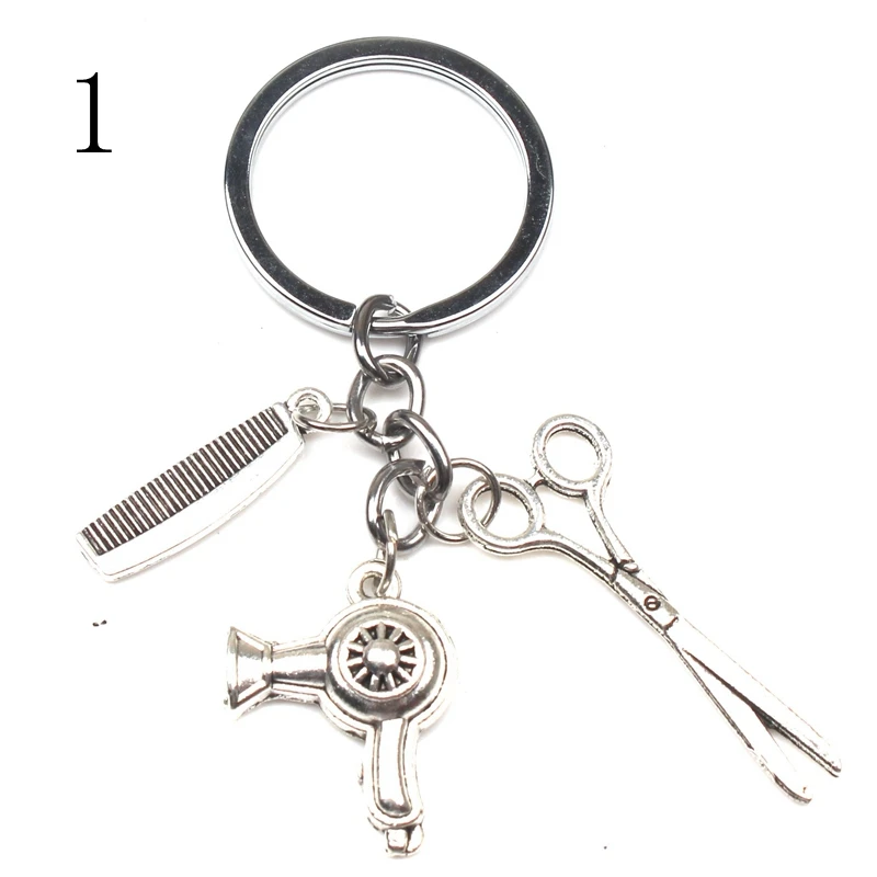 Брелок Расческа для парикмахерских мини ножницы ручной работы|Брелоки| |