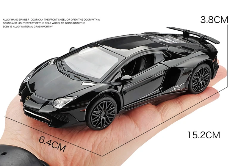 

1 Pcs Simulation Mini Sports Car for Lamborghini Sports Car Simulation Alloy Car Model Crafts Decoration Collection Toy Gift