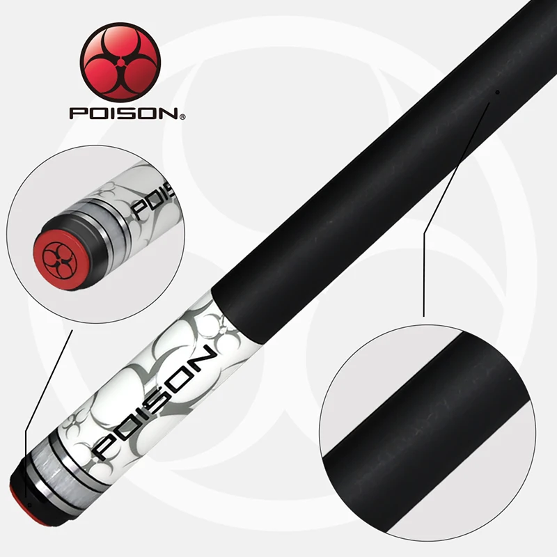 Официальный ядовитый 3D бильярдный кий C8 технологический вал наконечник 12 75 мм