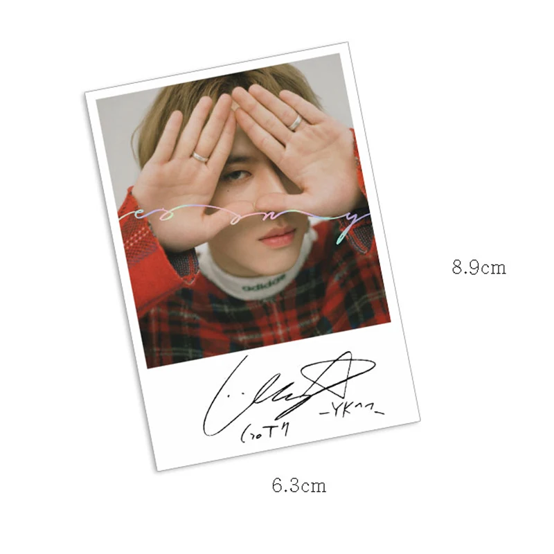 Kpop GOT7 Eight Mini альбом &ltEyes On You&gt Polaroid Photo Lomo Card K-POP Fans Gifts металлическая коробка 30