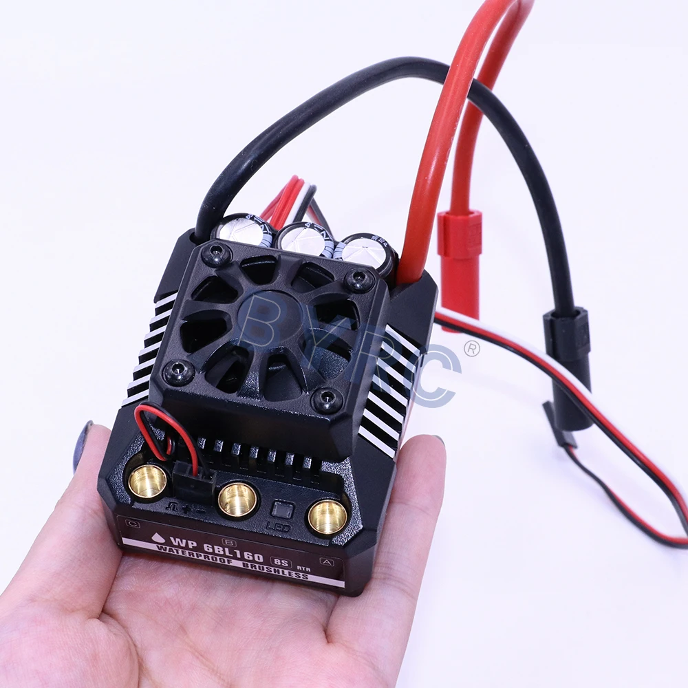 Водонепроницаемый регулятор скорости ESC HPBBYWING 160 А WP-6BL 1/6 8S RTR бесщеточный для 1/7
