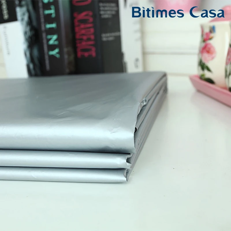 Металлический цвет полный затенение шторы драпировка панель для офиса гостиной