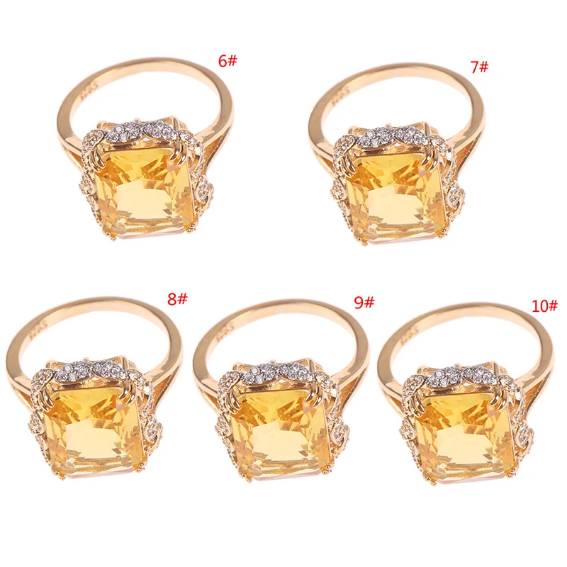 1 шт. позолоченное двухтонное кольцо в американском стиле цвета шампанского с