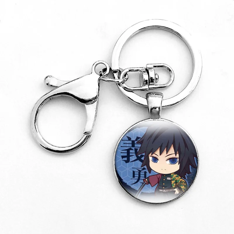 Ключница с мечом Demon Slayer из нового японского аниме 2020 года в стиле косплей, с катаной, призрачным клинком и стеклянным шариком на подвеске - оптовая продажа.