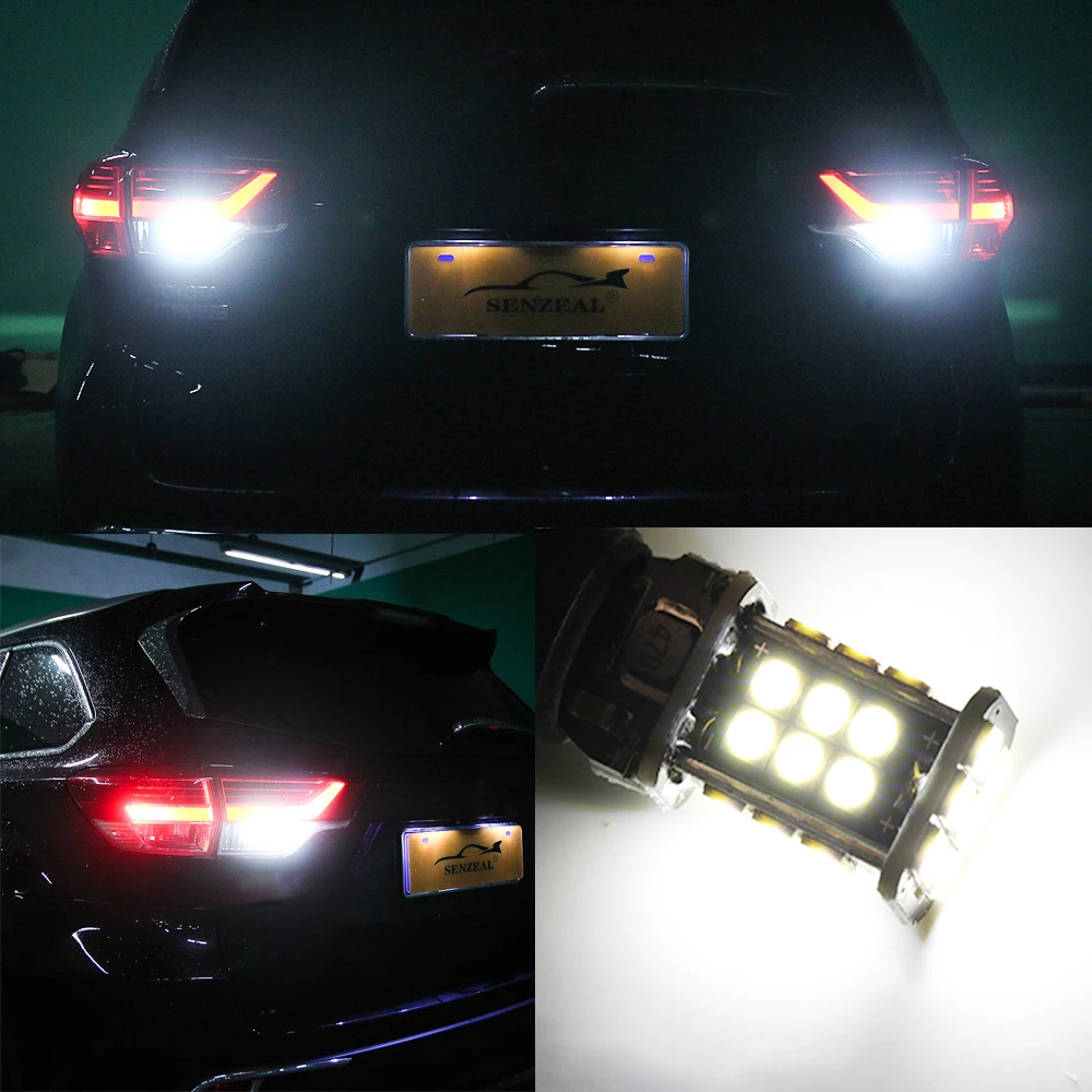 Автомобильная светодиодная лампа заднего хода Canbus супер яркая высокомощная