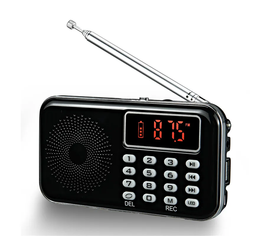 Цифровой портативный AM FM радиоприемник Bluetooth динамик AUX стерео MP3 плеер TF/SD карта