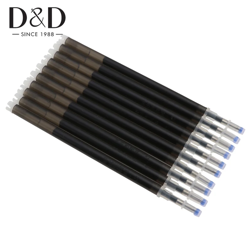 10Pcs Heat Erasable Refill Pens High Temperature Disappearing Fabric Marker Pen for Patchwork Fabric PU Leather Mark Sewing Tool