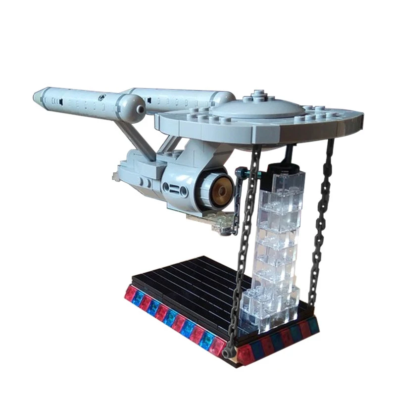 3D Star Treks-Series Starship Enterprise Bird Of Prey Model Kits DIY Laser Cut Building Blocks Assemble Toys Gift Kids Toys