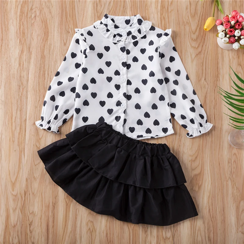 Новинка комплект одежды для маленьких девочек из 2 предметов летняя блузка в