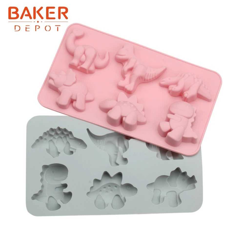 Форма для мыла и смолы силиконовая форма в виде динозавра выпечки тортов 6
