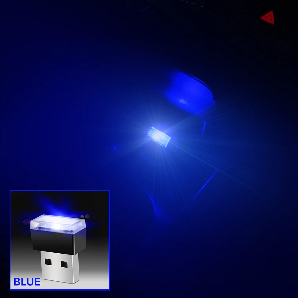 1 шт. автомобильный Стайлинг USB атмосферный светодиодный светильник