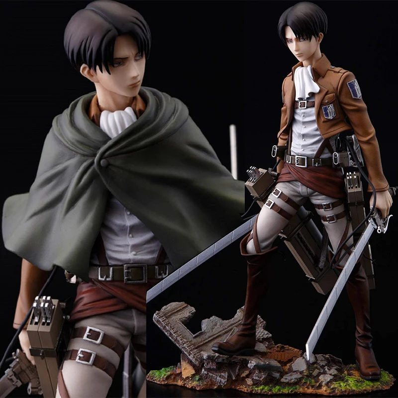 

Attack on Titan Levi Ackerman Атака титанов Леви Акерман коллекционная фигурка аниме Shingeki no Kyojin игрушка фигурки героев Heichov 1/8 модель фигурка статуя